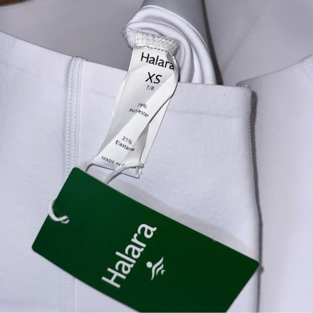 HALARA Flex SculptKnit High Waisted Tummy Control Work White yoga pants